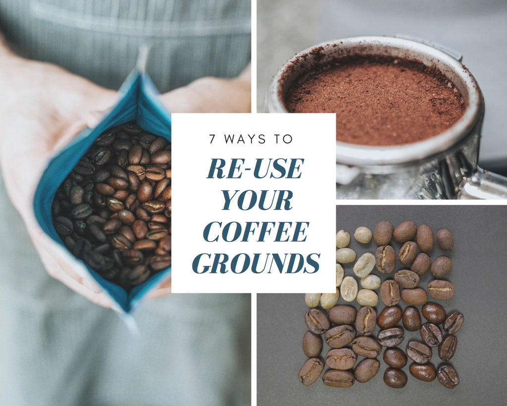 7 Ways to Re-use Your Coffee Grounds